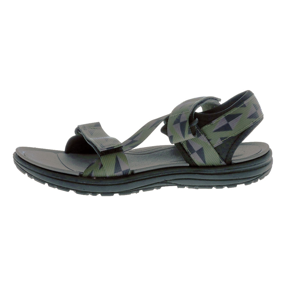Northside Bayview Mens Open Toe Sandals Black/Olive US12