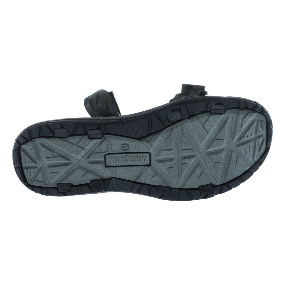 Northside Bayview Mens Open Toe Sandals Black/Olive US11
