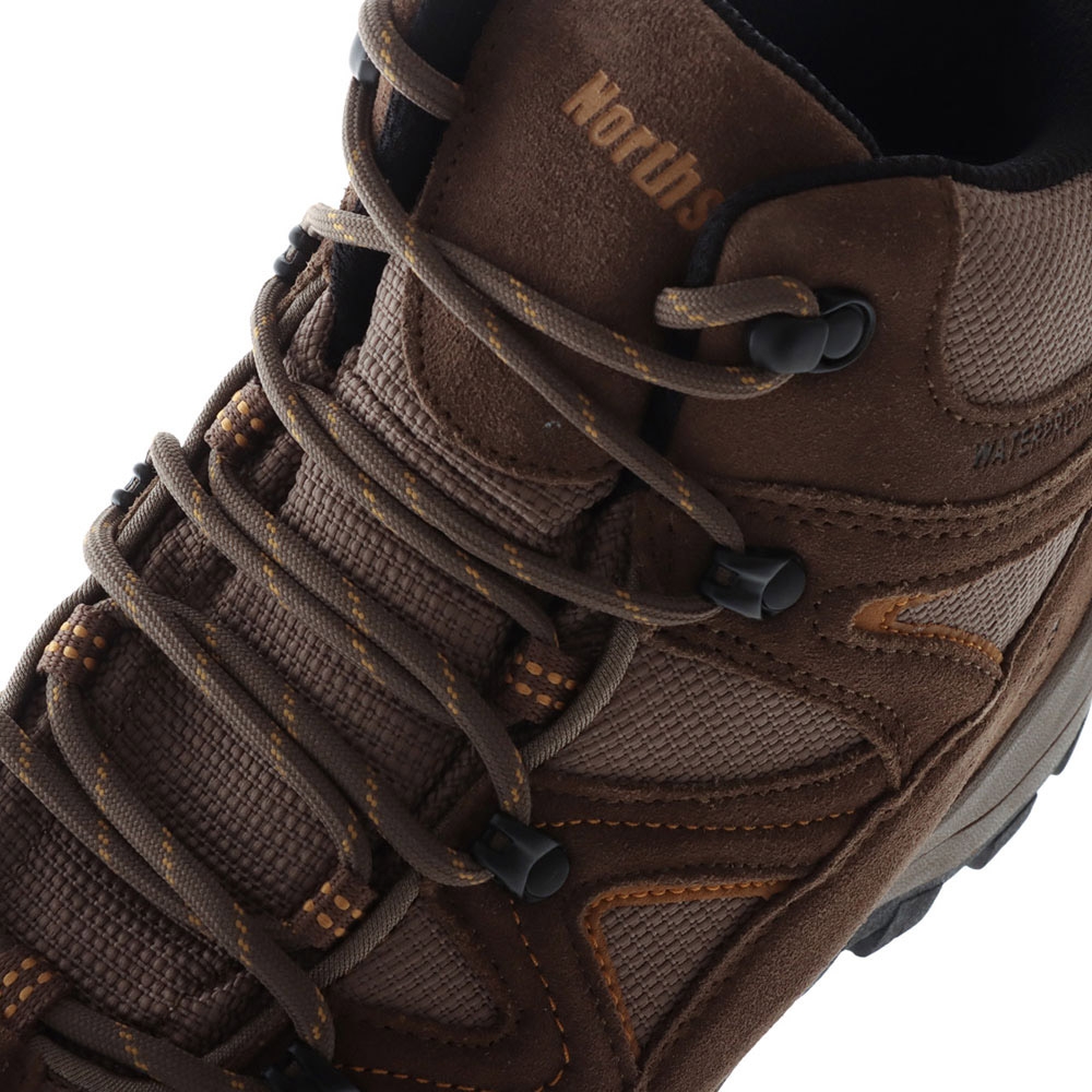 Northside Snohomish Mens Mid Wide Hiking Boots Tan/Dark Honey US9 - Rough packaging 