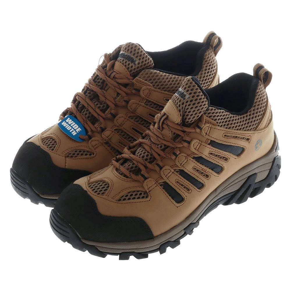 Northside Stimson Ridge Mens Low Wide Hiking Boots Tan US9.5