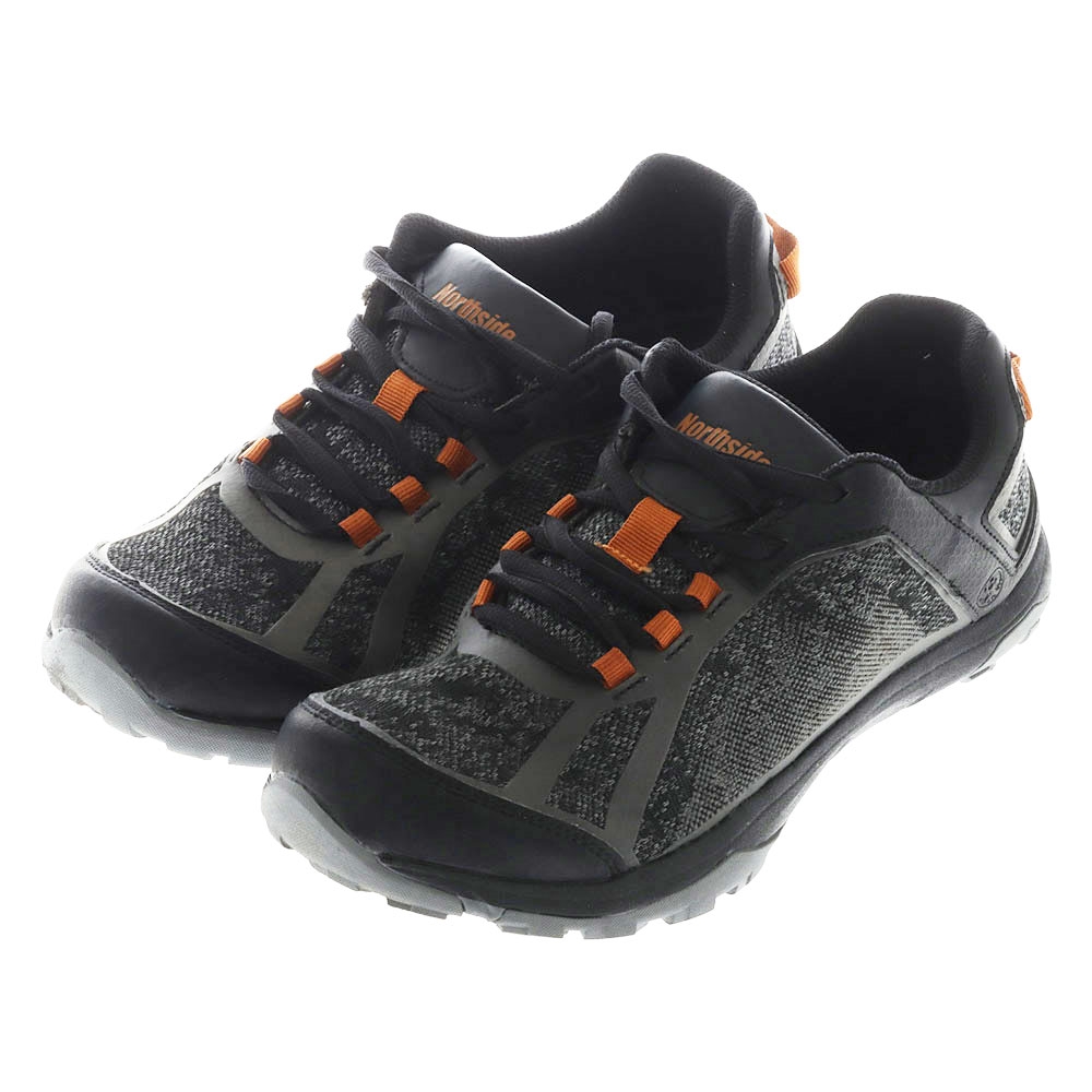 Northside Belmont Trek Mens Hiking Shoes Black/Orange US9.5