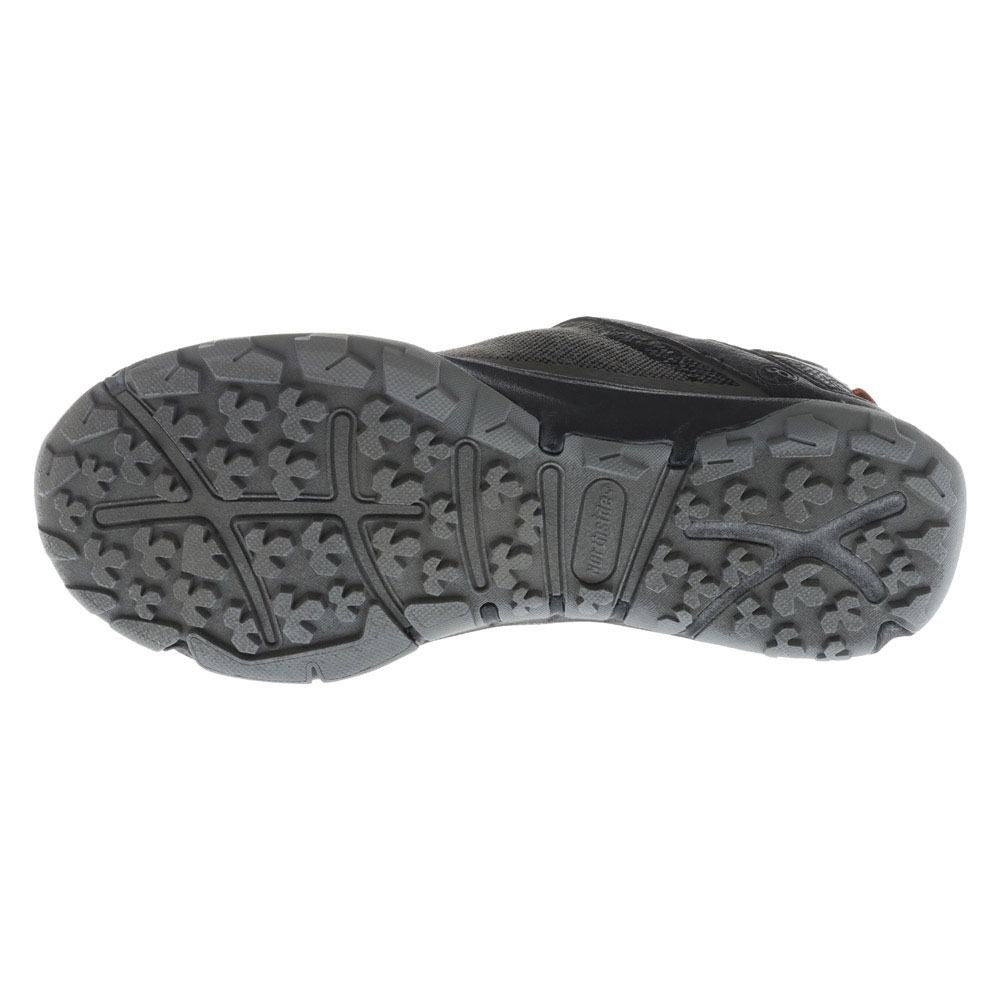 Northside Belmont Trek Mens Hiking Shoes Black/Orange US9