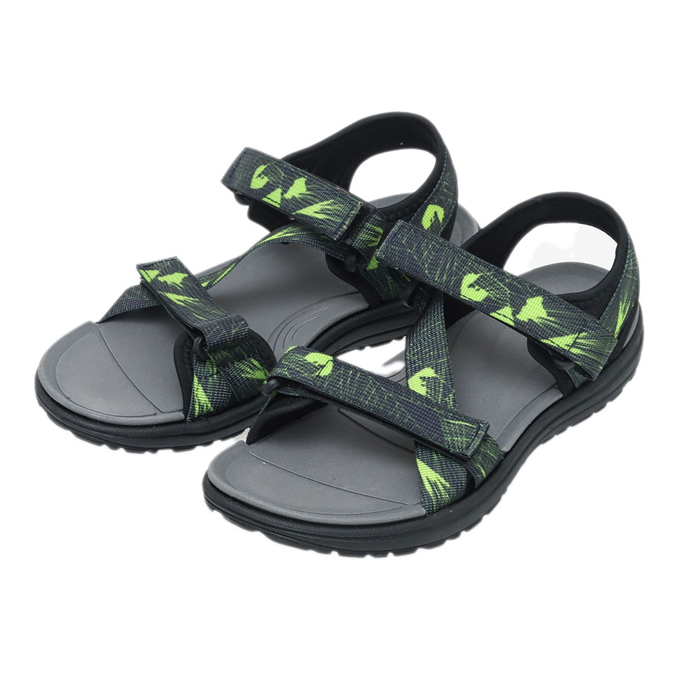 Northside Bayview Kids Open Toe Sport Sandals Black/Volt US2