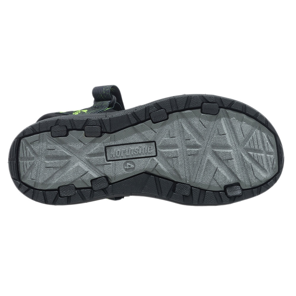 Northside Bayview Kids Open Toe Sport Sandals Black/Volt US4