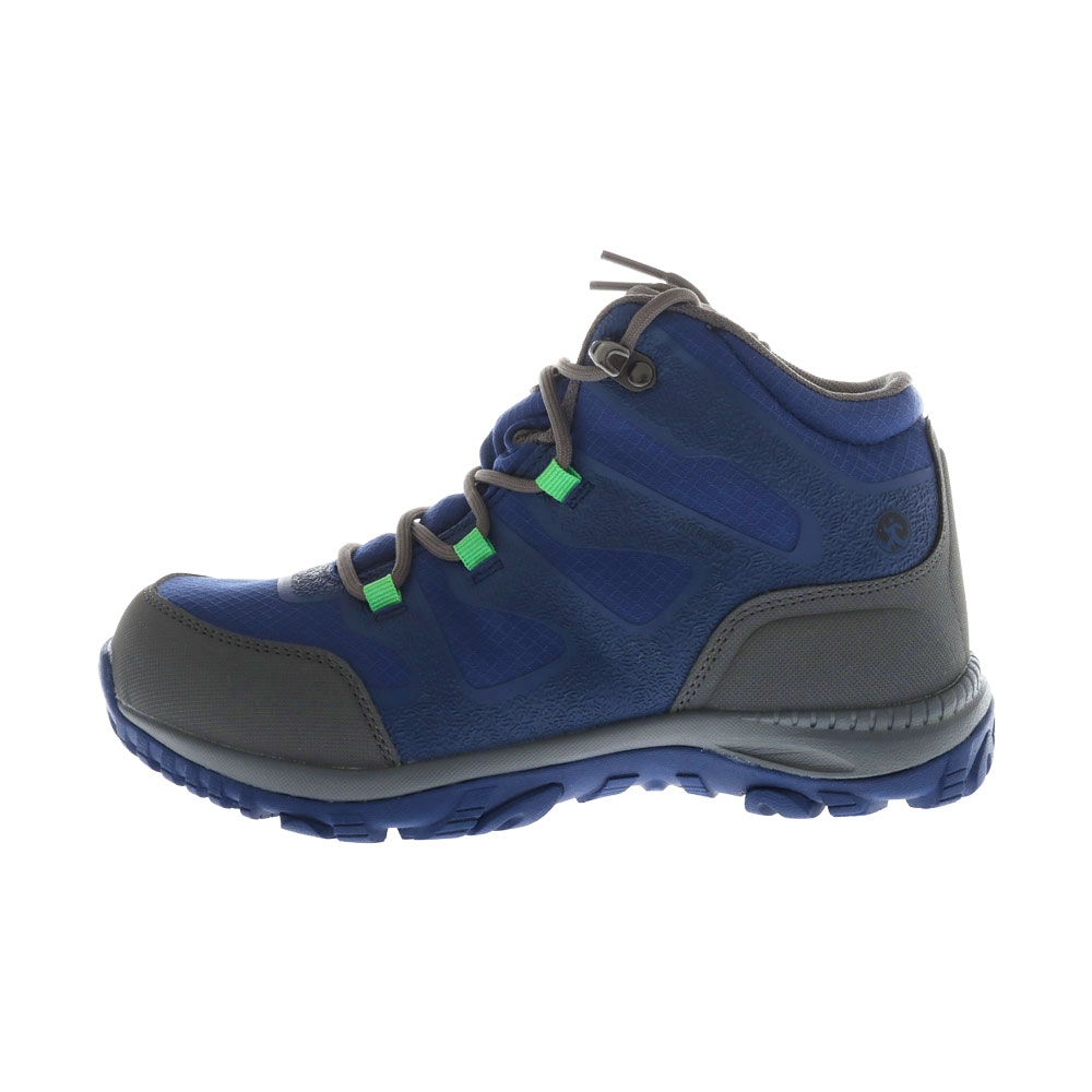 Northside Hargrove Kids Mid Hiking Boots Navy/Lime Boys US5 / 23cm