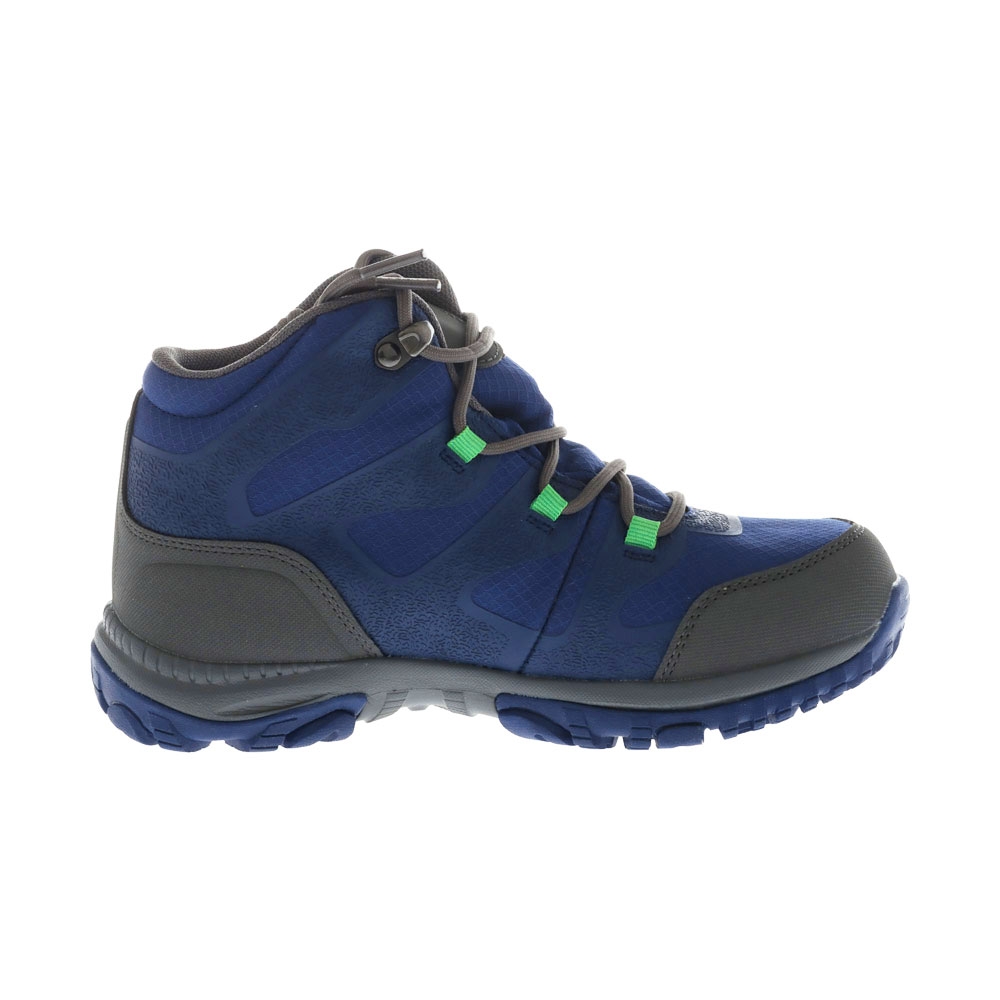Northside Hargrove Kids Mid Hiking Boots Navy/Lime Boys US5 / 23cm