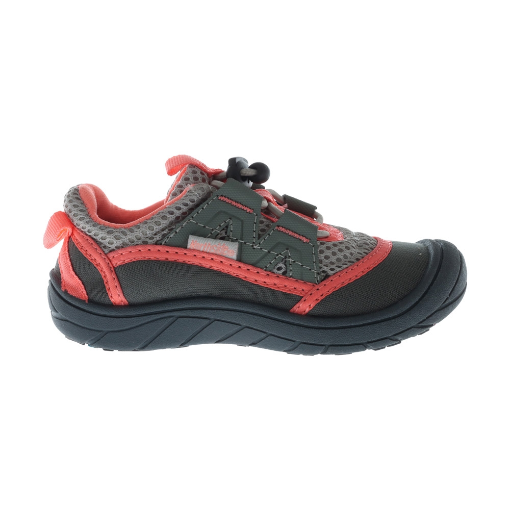 Northside Brille II Kids Aqua Shoes Grey/Coral Kids US4
