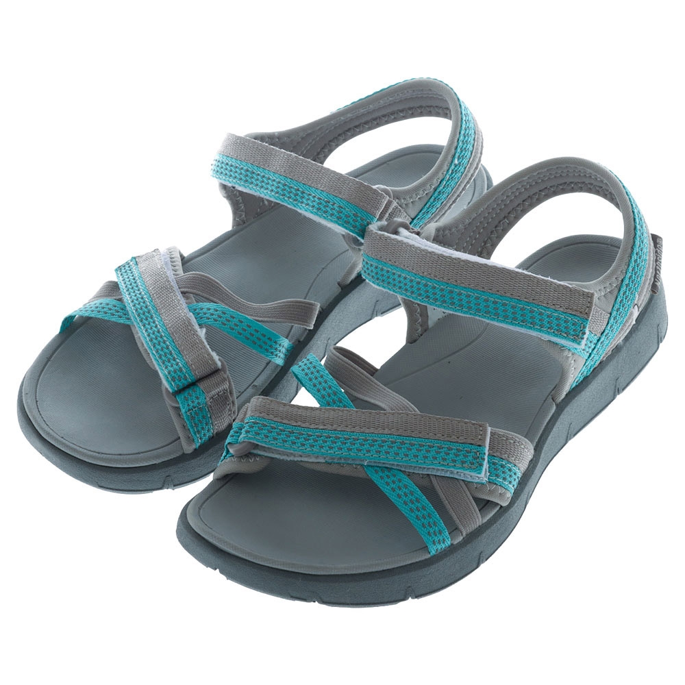 Northside Avalon Cove Womens Open Toe Sport Sandals Grey/Aqua US8