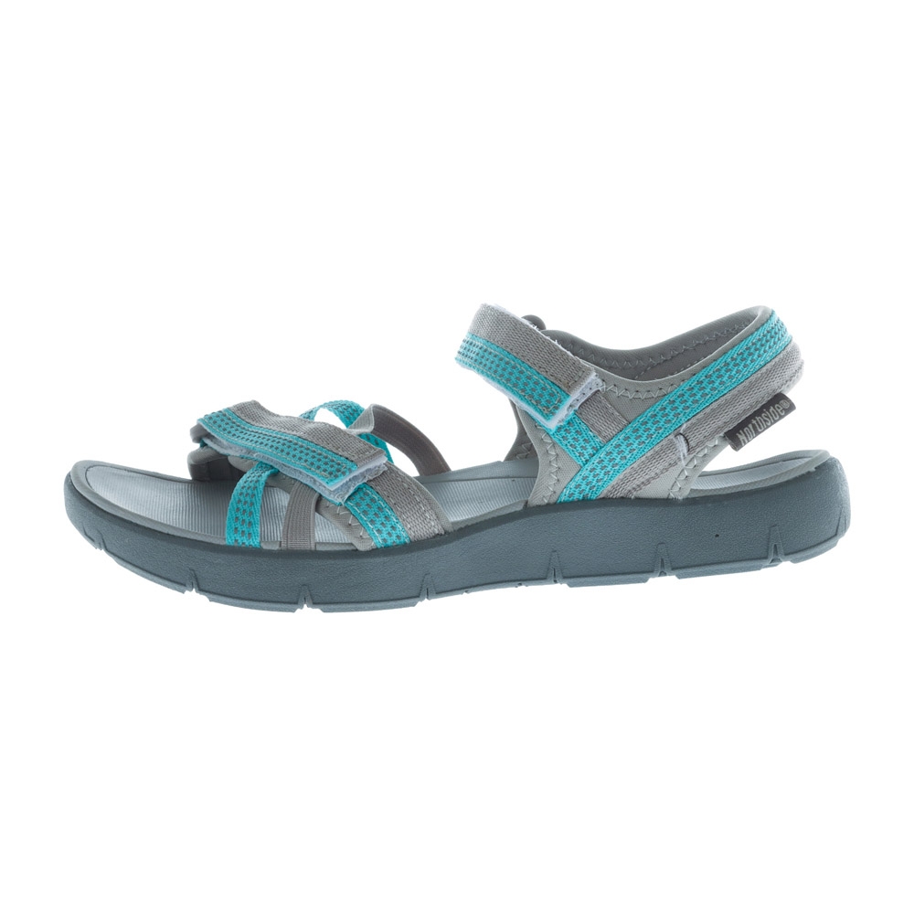 Northside Avalon Cove Womens Open Toe Sport Sandals Grey/Aqua US8