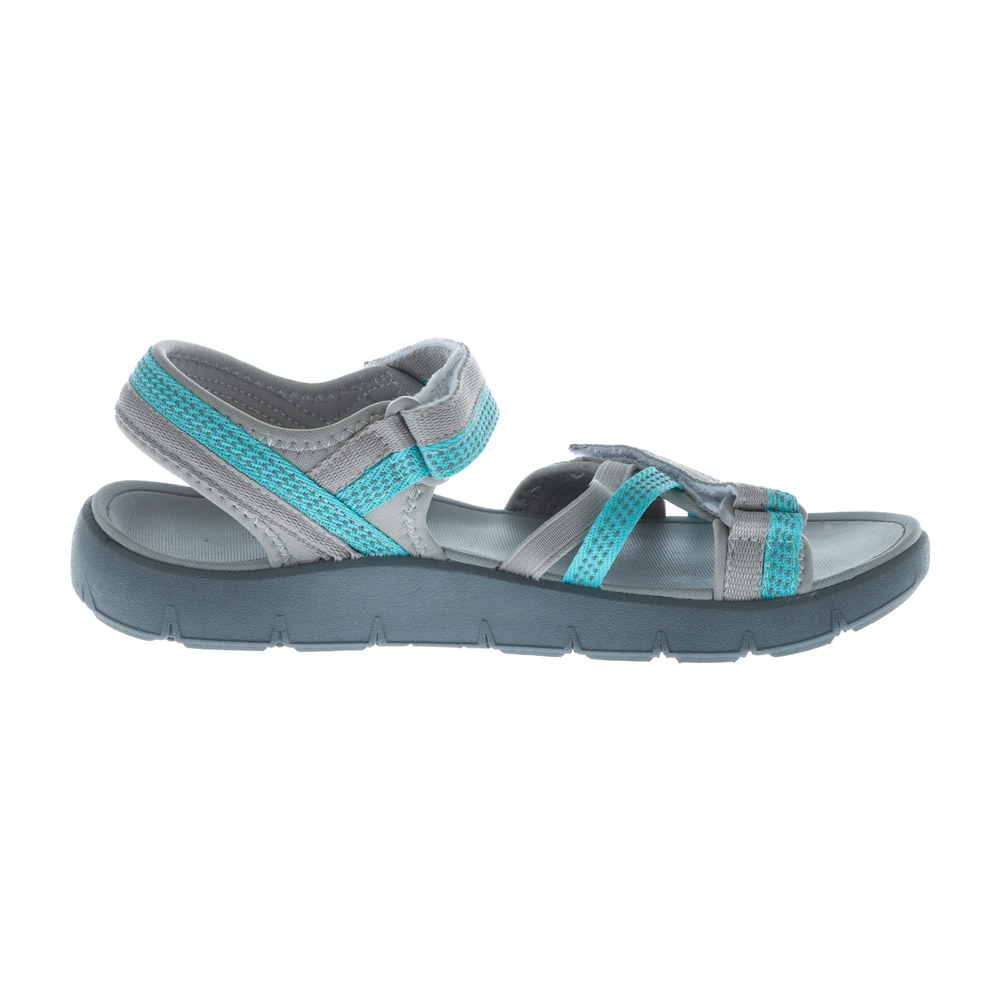 Northside Avalon Cove Womens Open Toe Sport Sandals Grey/Aqua US8