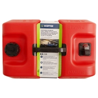 Scepter Low Profile Portable Fuel Tank with Gauge 11.4L Thumbnail Scepter Low Profile Portable Fuel Tank with Gauge 11.4L