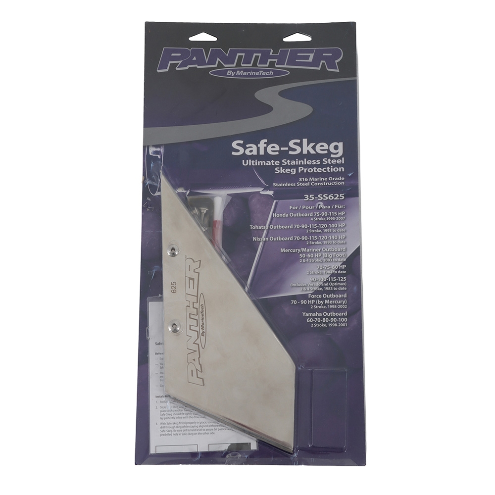 Panther Stainless Safe-Skeg for Force/Honda/Merc/Tohatsu/Yamaha