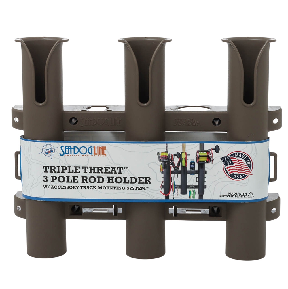 Sea-Dog Triple Threat 3 Rod Holder FDE