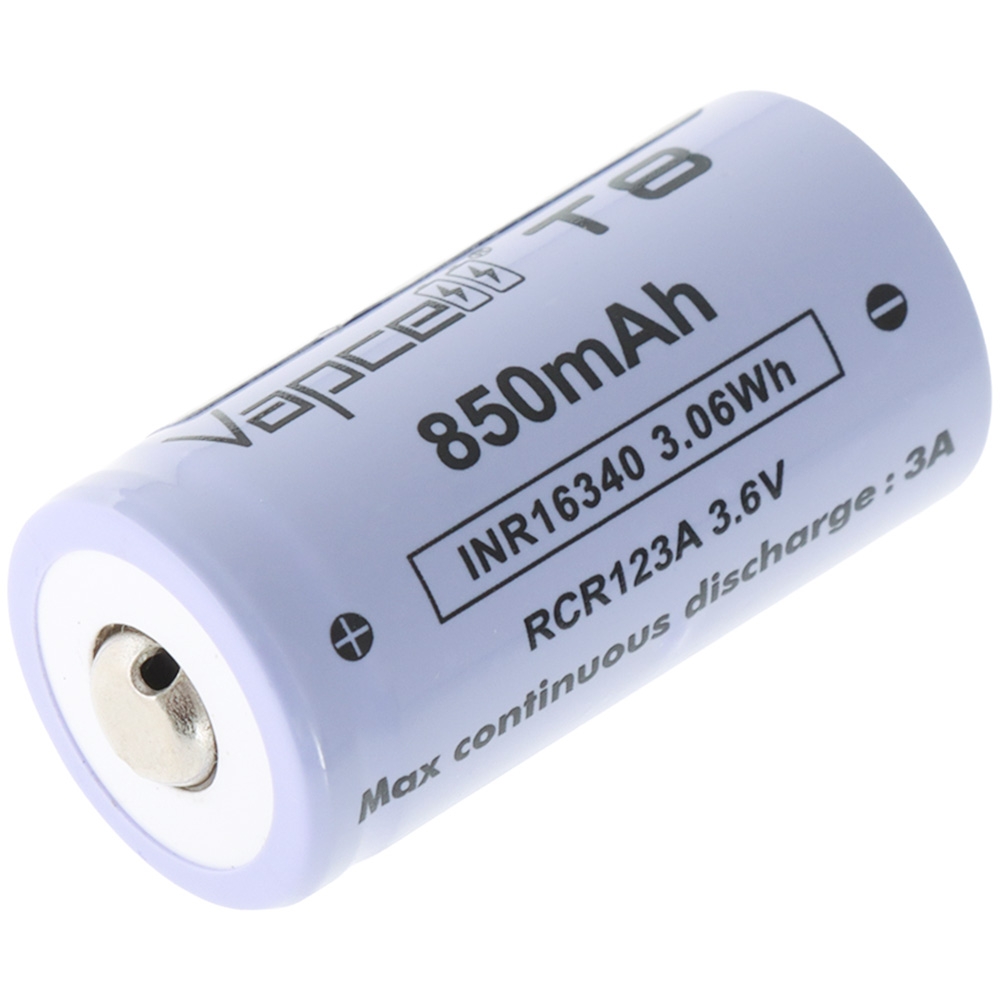 Night Saber CR123A Rechargeable Battery 3.7V 850mAh