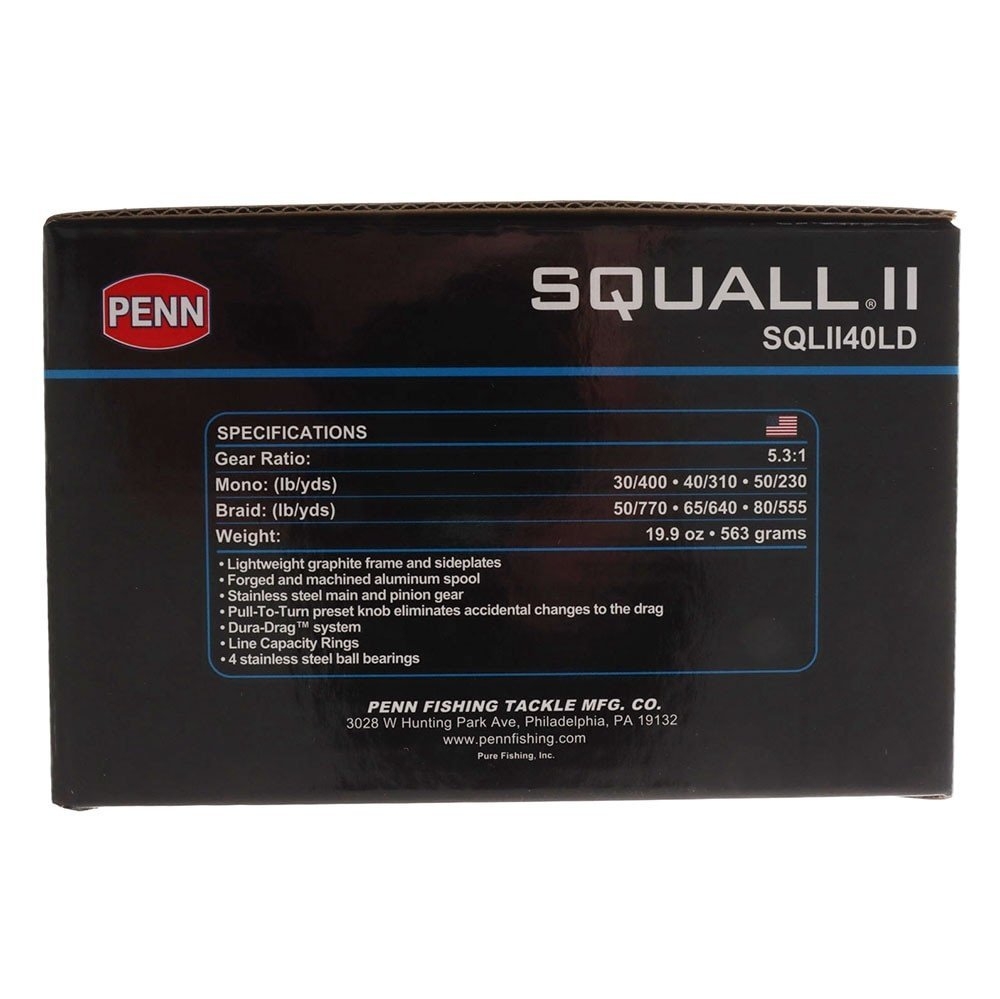 PENN Squall 40LD Allegiance Boat Strayline Combo 7ft 10-15kg 2pc
