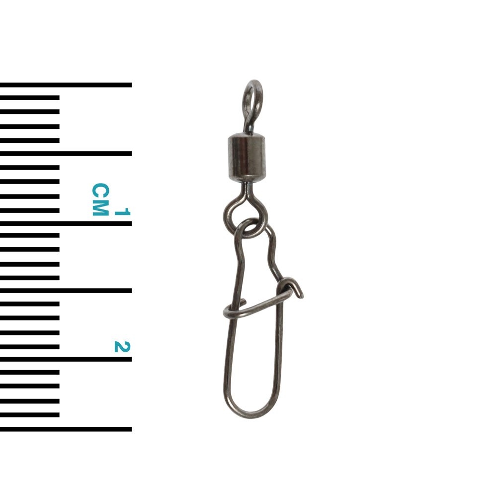 Mustad Demon DLT06 Power Rolling Swivel with Duo Lock Snap Size 6 18kg Qty 10