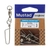 Mustad Demon Ball Bearing Game Swivel with Coastlock Snap Size 7 90kg Qty 3