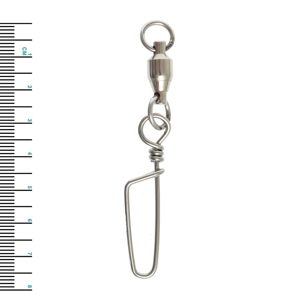 Mustad Demon Ball Bearing Game Swivel with Coastlock Snap Size 7 90kg Qty 3