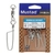 Mustad Demon DLSS04 Stainless Steel Ball Bearing Swivel with Coastlock Snap Size 4 Qty 3