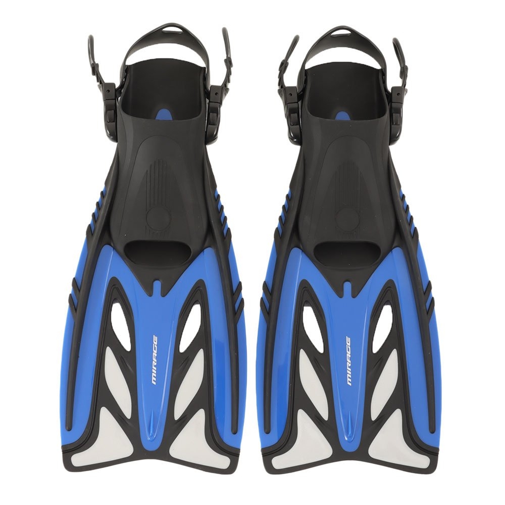 Mirage Phantom Adult Mask Snorkel and Fins Set Blue S/M US6-9