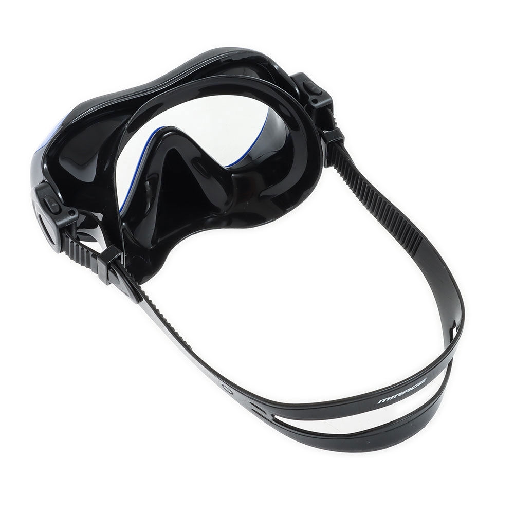 Mirage Phantom Adult Mask Snorkel and Fins Set Blue S/M US6-9