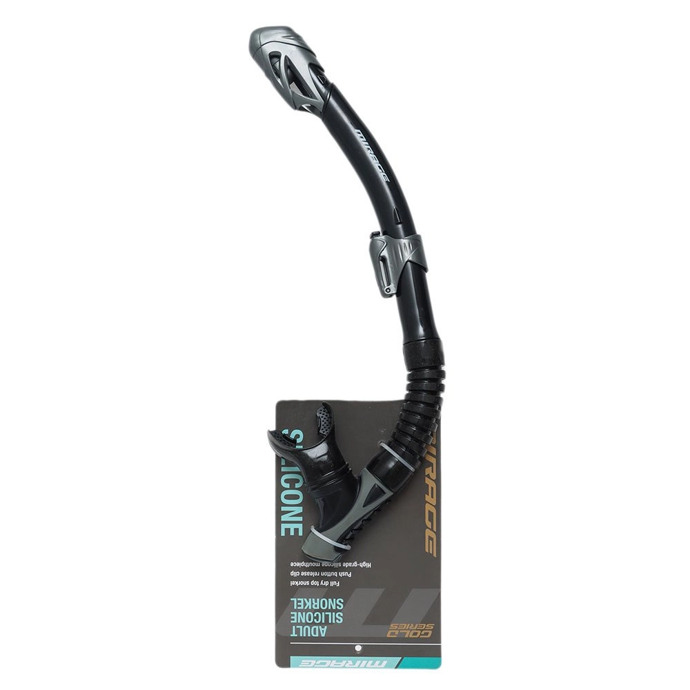 Mirage S54 Infinity Adult Dry Top Purge Snorkel Black Mirage S54 Infinity Adult Dry Top Purge Snorkel Black