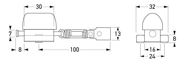 Hella Marine Stop Lamp Switch Spring Pull