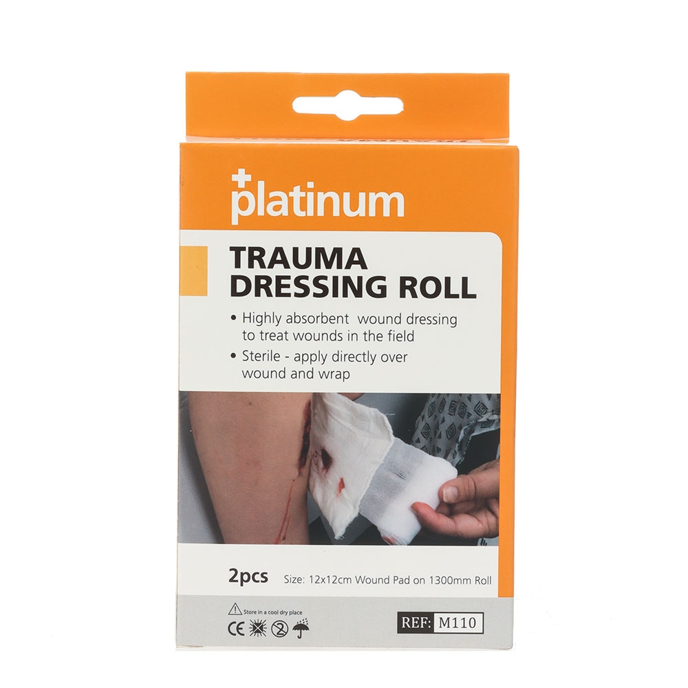 Platinum Trauma Dressing Roll 12x12cm Qty 2