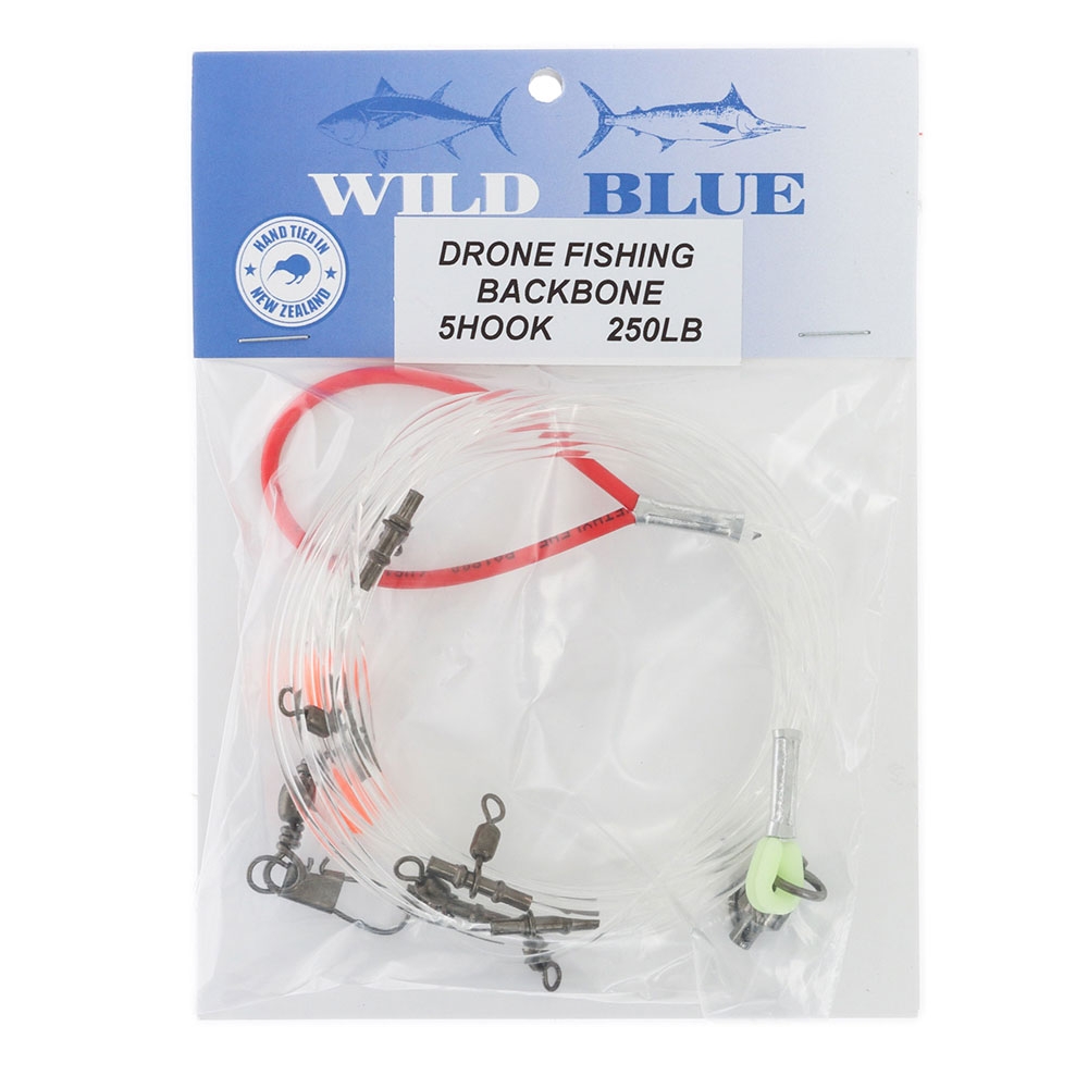 Wild Blue Tackle Drone Backbone 250lb Leader