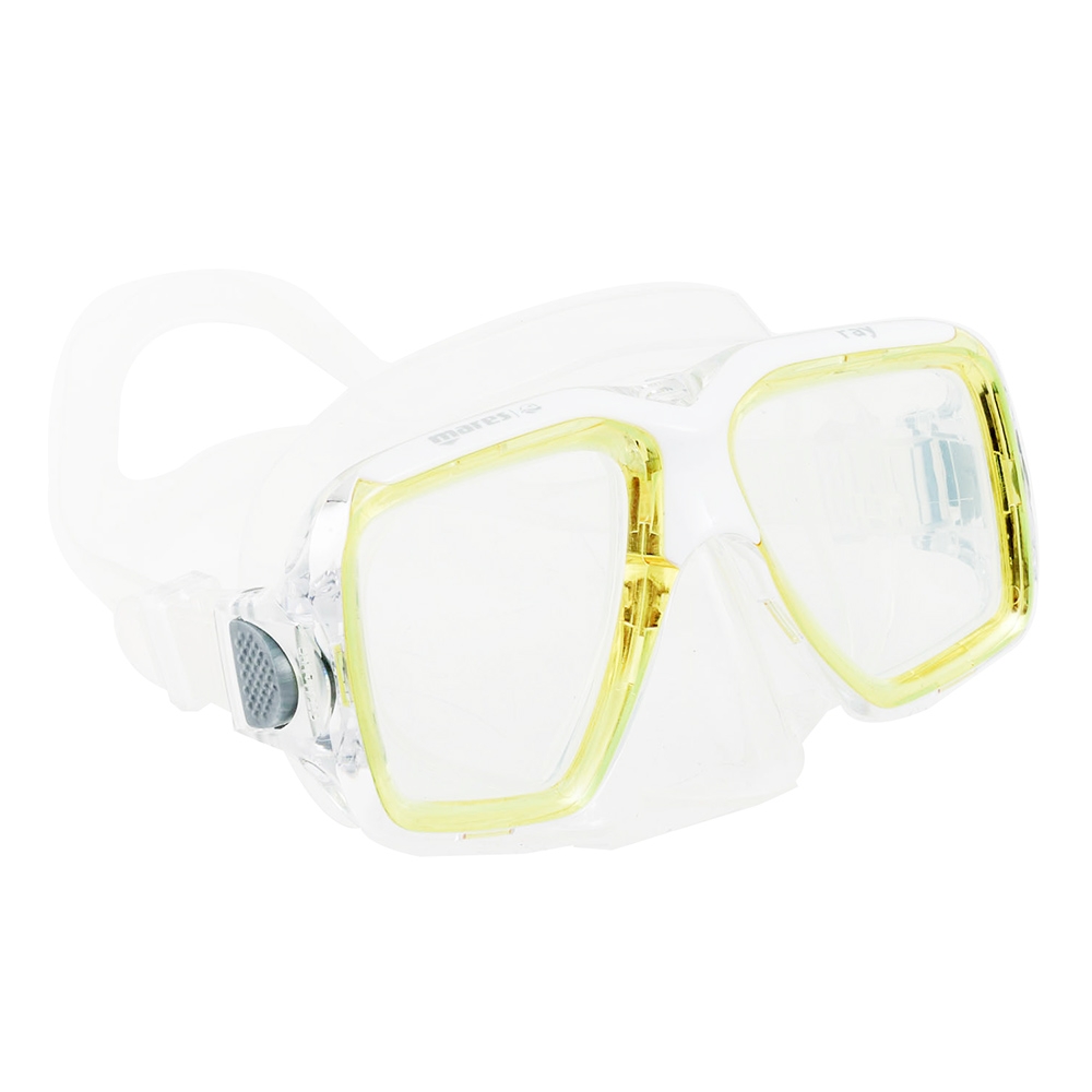 Mares Ray Dive Mask Yellow/White/Clear