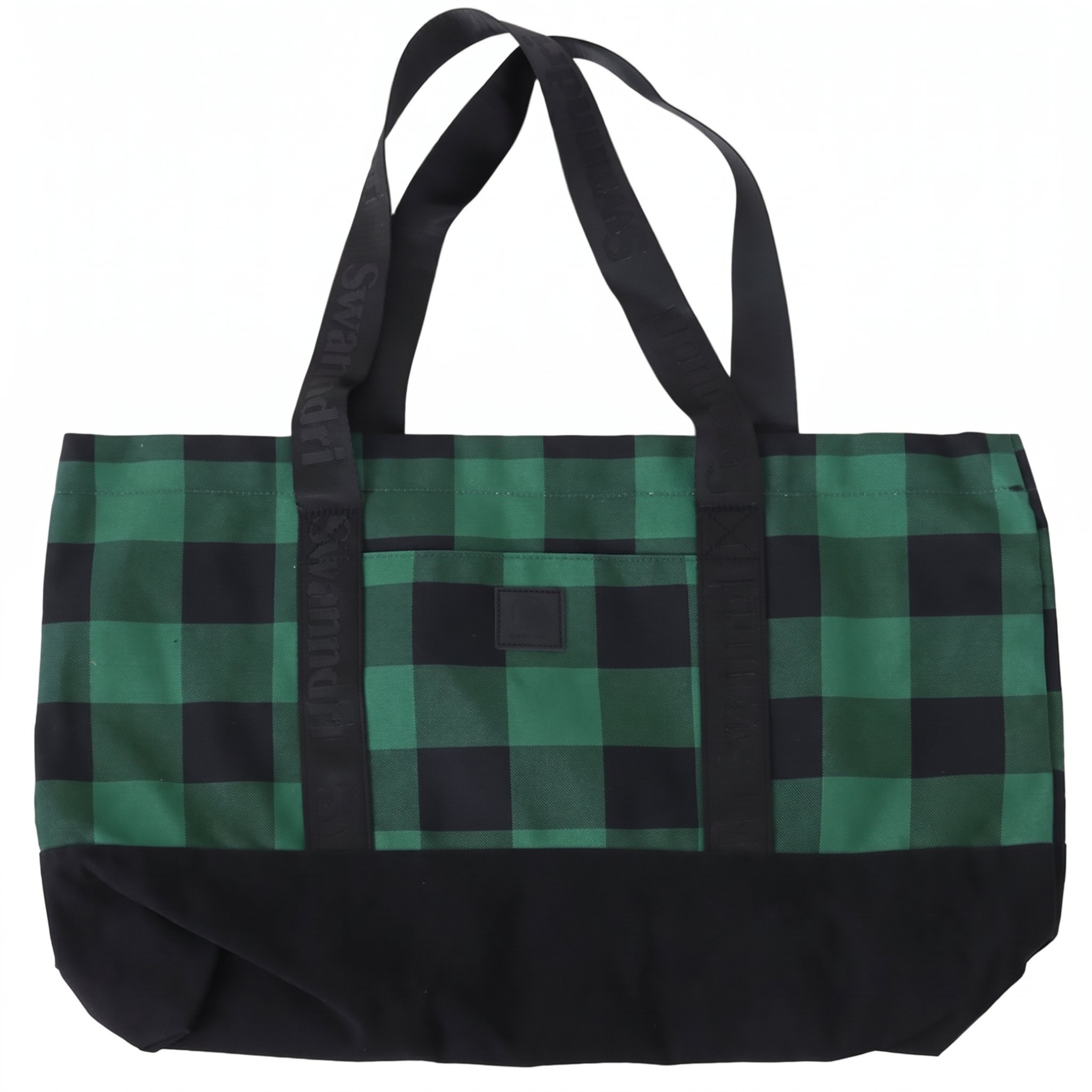 Swanndri Maunganui Beach Bag Olive/Black Check