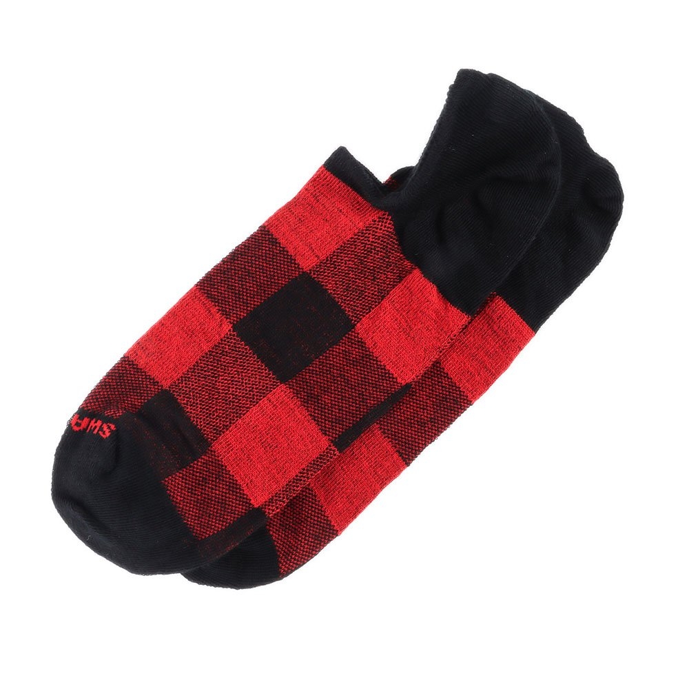 Swanndri Knowler Merino Invisible Socks Red/Black Check US11 / UK11-13