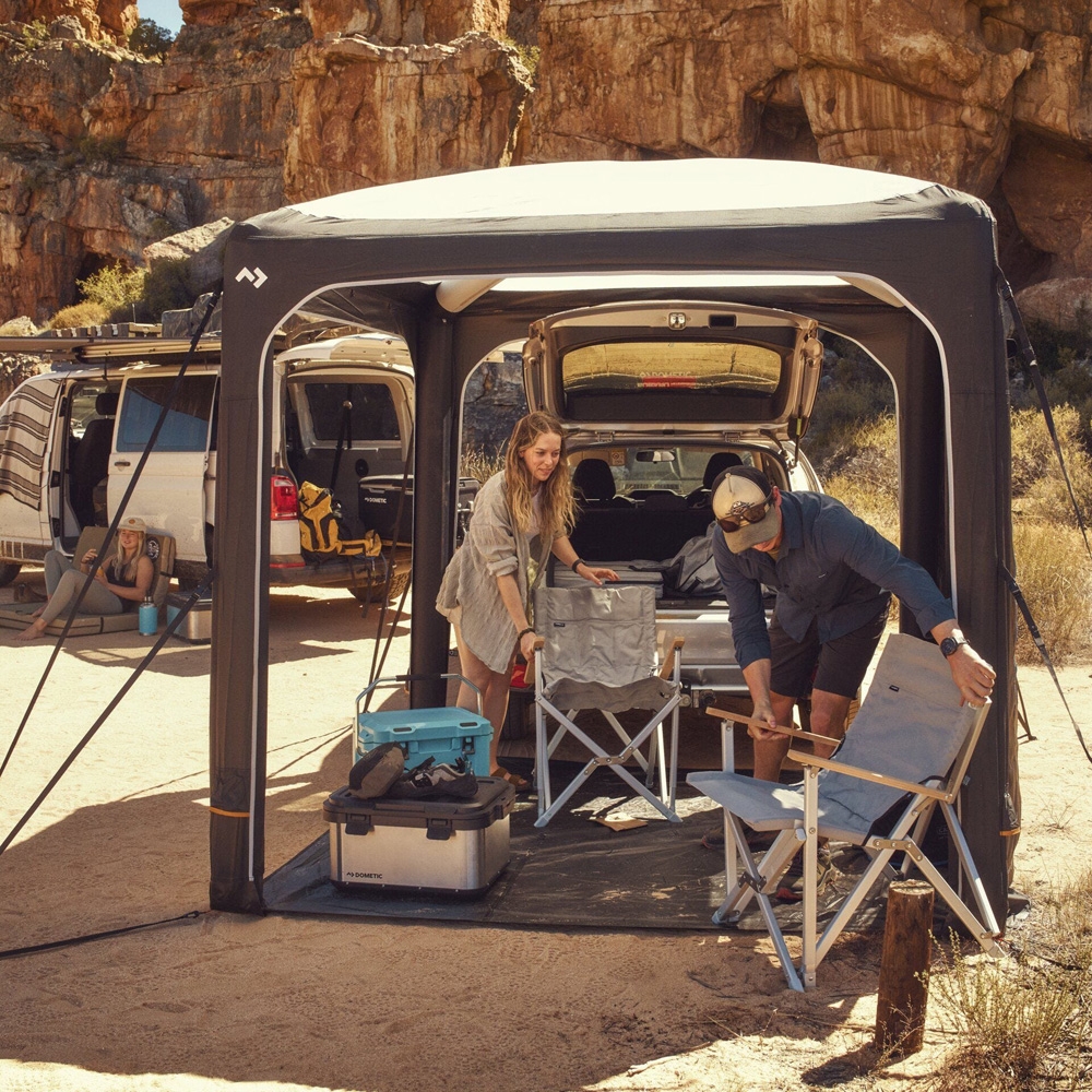 Dometic HUB 2 REDUX Waterproof Inflatable Air Sun Shelter with Ground Sheet 2.3m