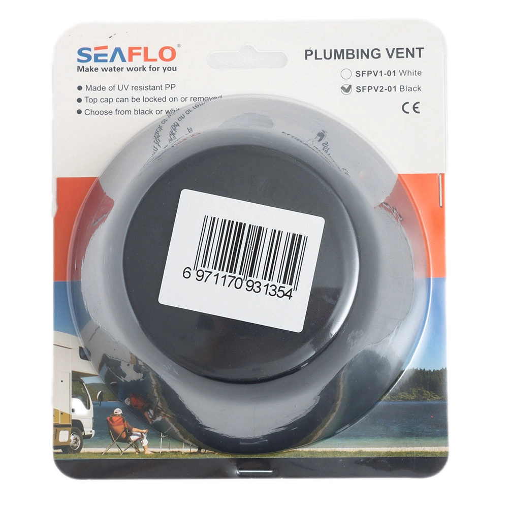 Seaflo Plumbing Roof Vent Black Seaflo Plumbing Roof Vent Black