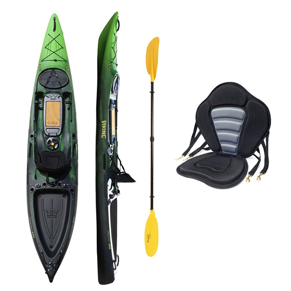 Viking Profish 400 Fishing Kayak with Paddle 4.1m - Manufacturer Seconds Kiwi
