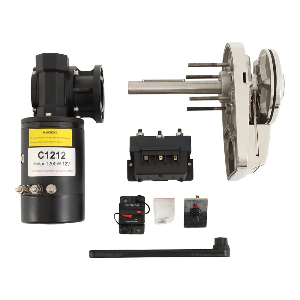 Heavy Duty Vertical Anchor Windlass Winch 1200W 12V