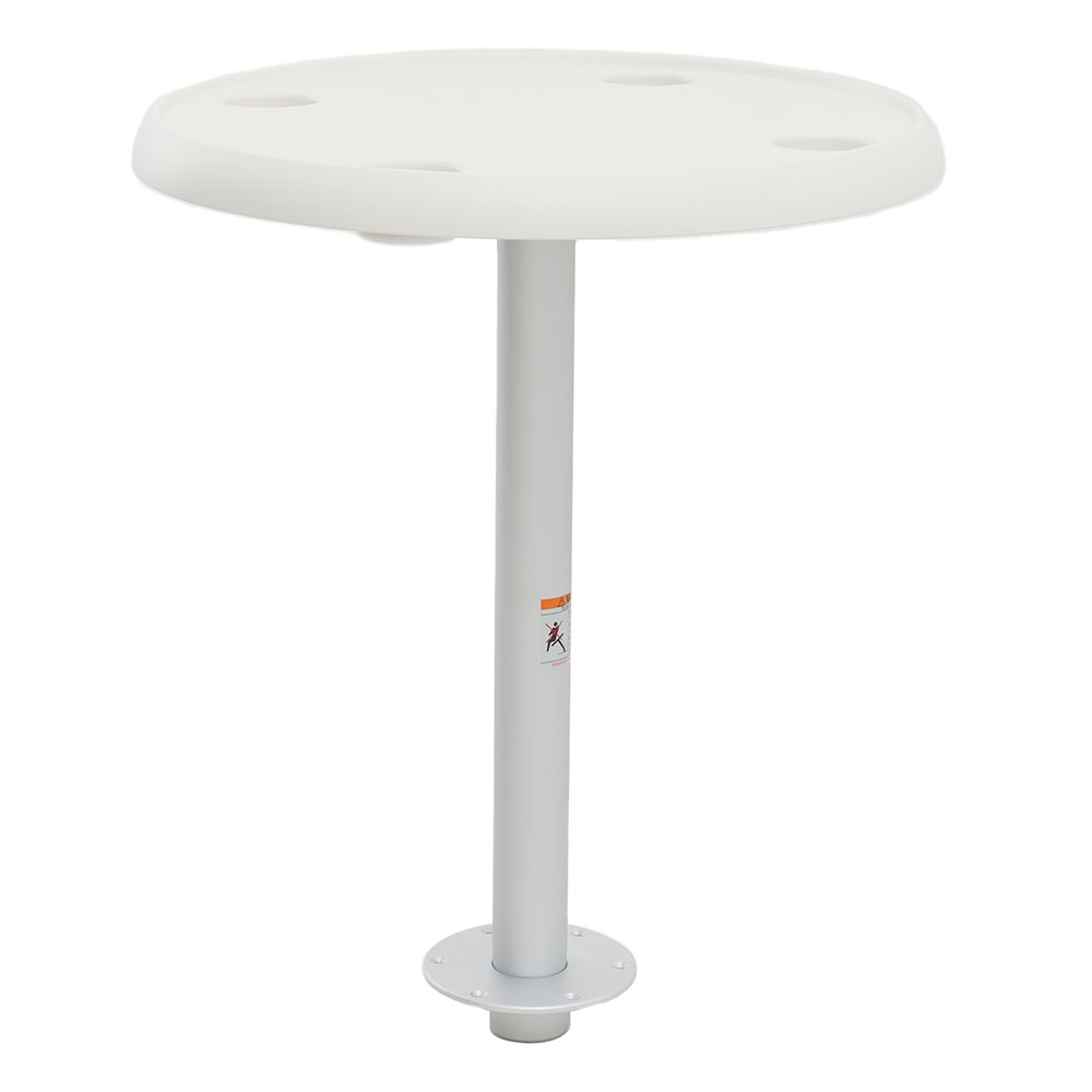 Fixed Height Round Table with Removable Pedestal