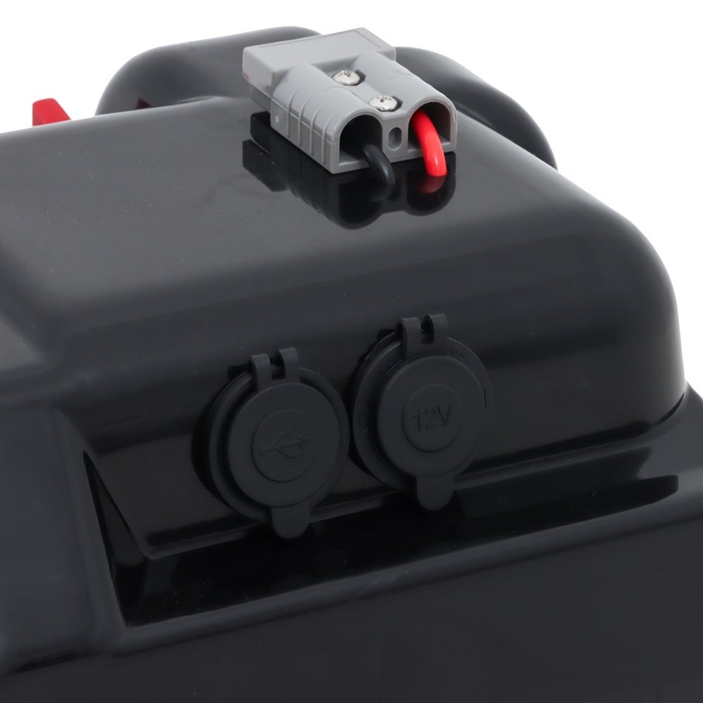 Battery Box with Multi-Output Ports 350 x 180 x 200mm 100A 12V