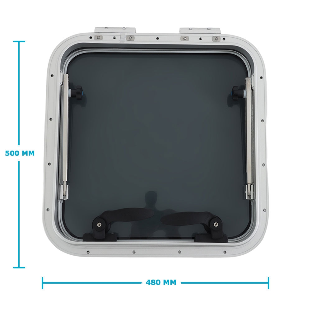 Aluminium Deck Ventilation Hatch 500 x 480mm