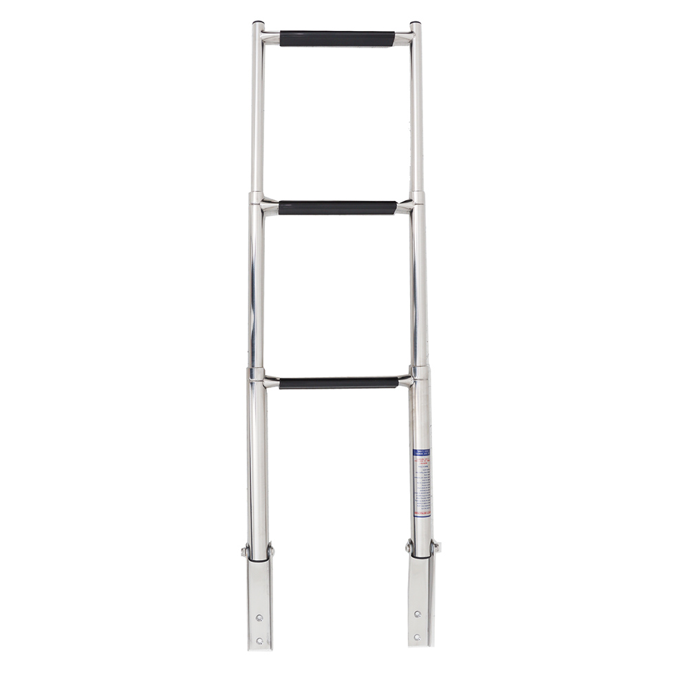 316 Stainless 3-Step Telescopic Boat Boarding Ladder