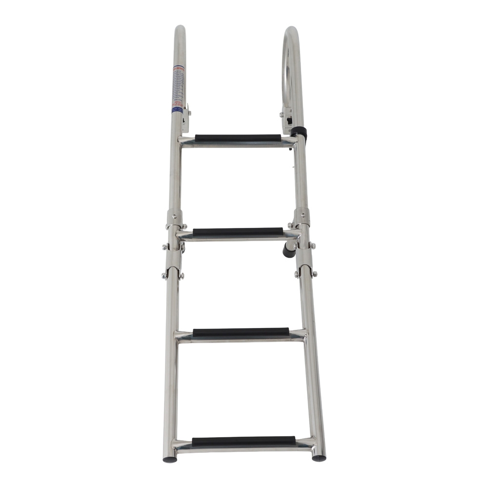 316 Stainless 4-Step Folding Boat Boarding Ladder