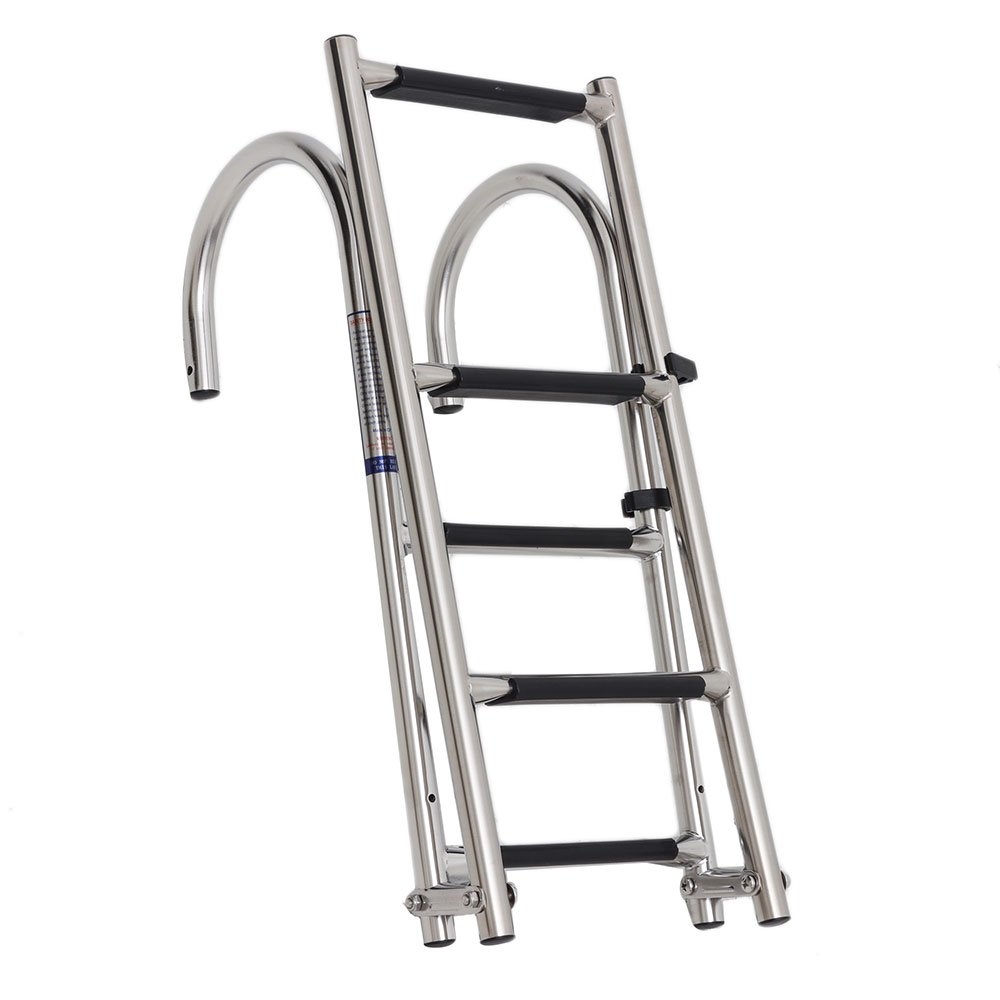 316 Stainless 5-Step Folding Boat Boarding Ladder