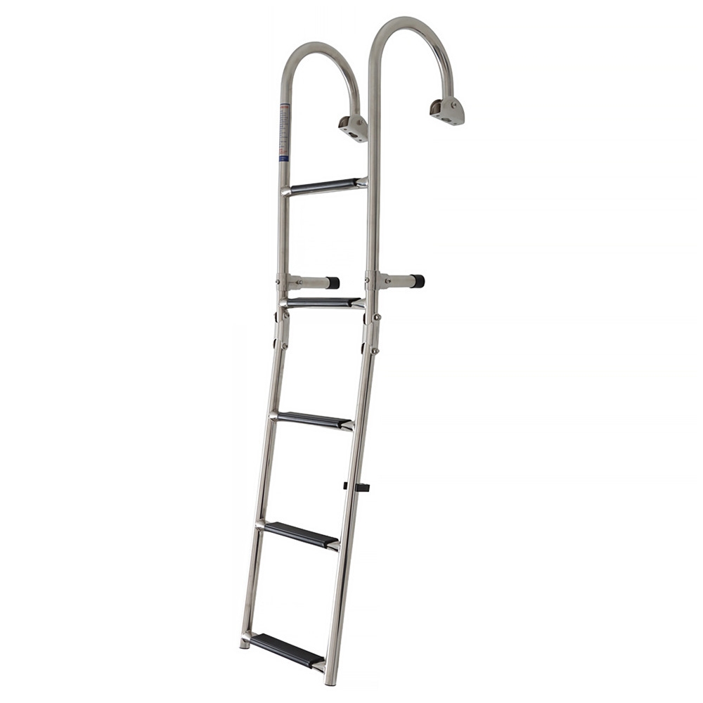 316 Stainless 5-Step Folding Boat Boarding Ladder