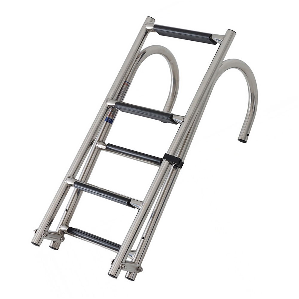 316 Stainless 5-Step Folding Boat Boarding Ladder