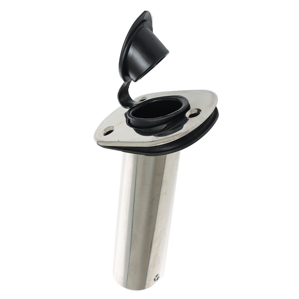Flush Mount Stamped 304 Stainless Rod Holder 30-Degree