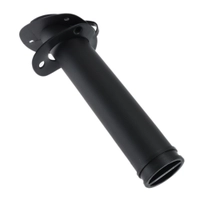 Nylon UV Stabilised Rod Holder with Cap 30-Degree Black Thumbnail Nylon UV Stabilised Rod Holder with Cap 30-Degree Black