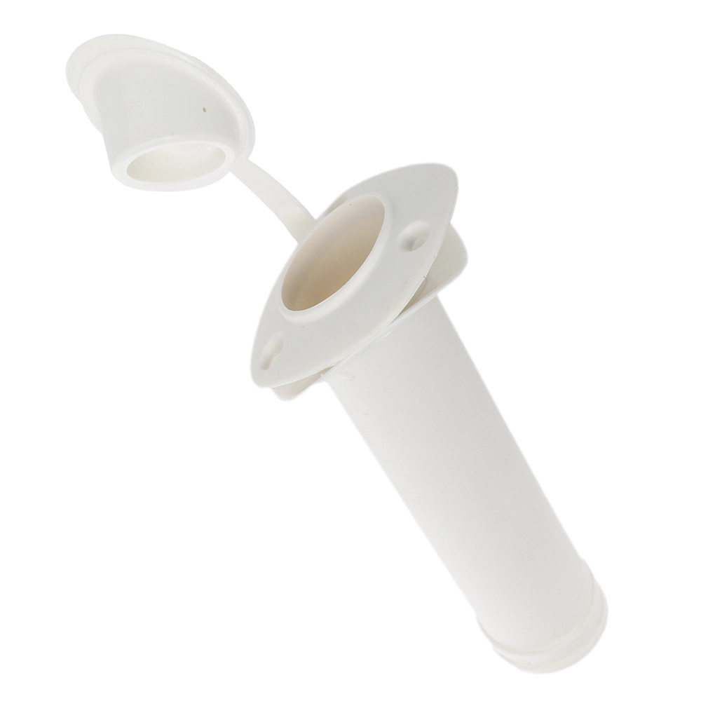 Nylon UV Stabilised Rod Holder with Cap 30-Degree White Nylon UV Stabilised Rod Holder with Cap 30-Degree White