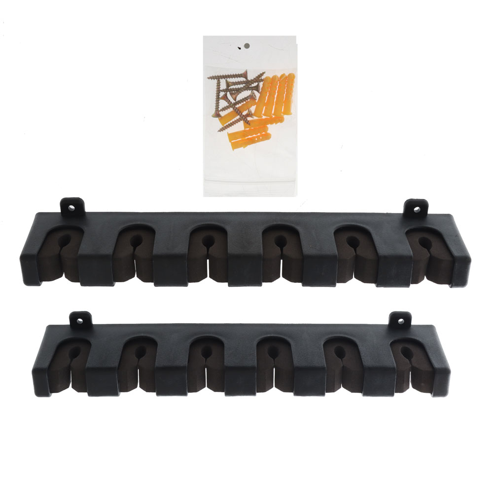 Wall Mount Horizontal 6-Rod Rack