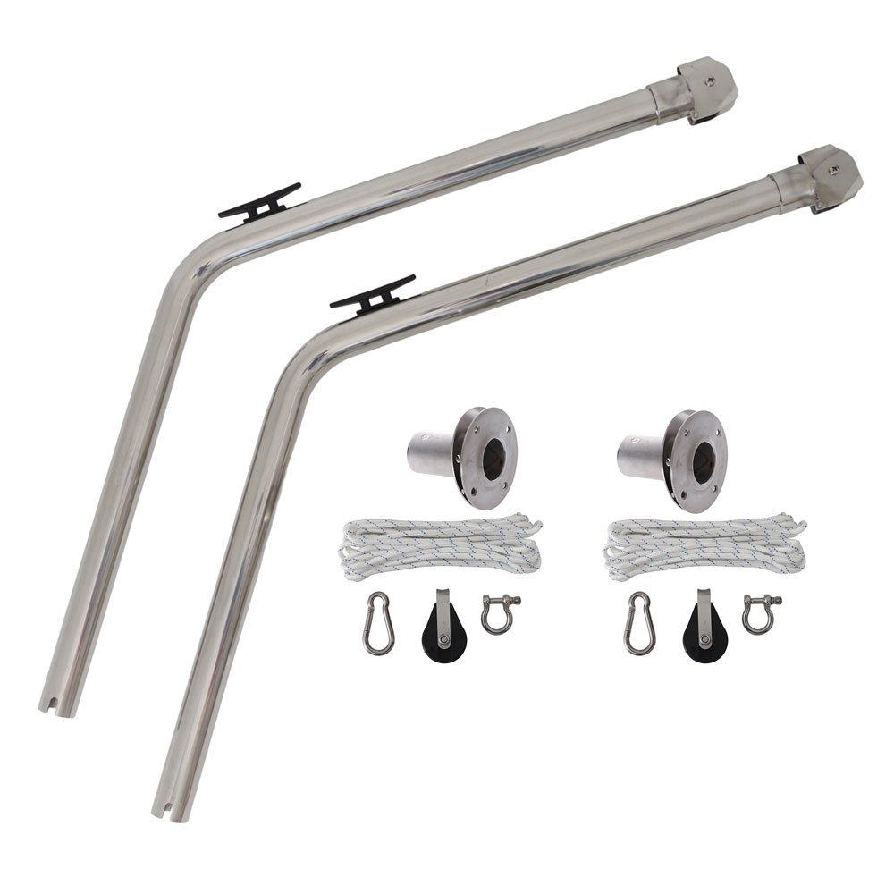 Stainless Steel Inflatable Boat Davits Pair