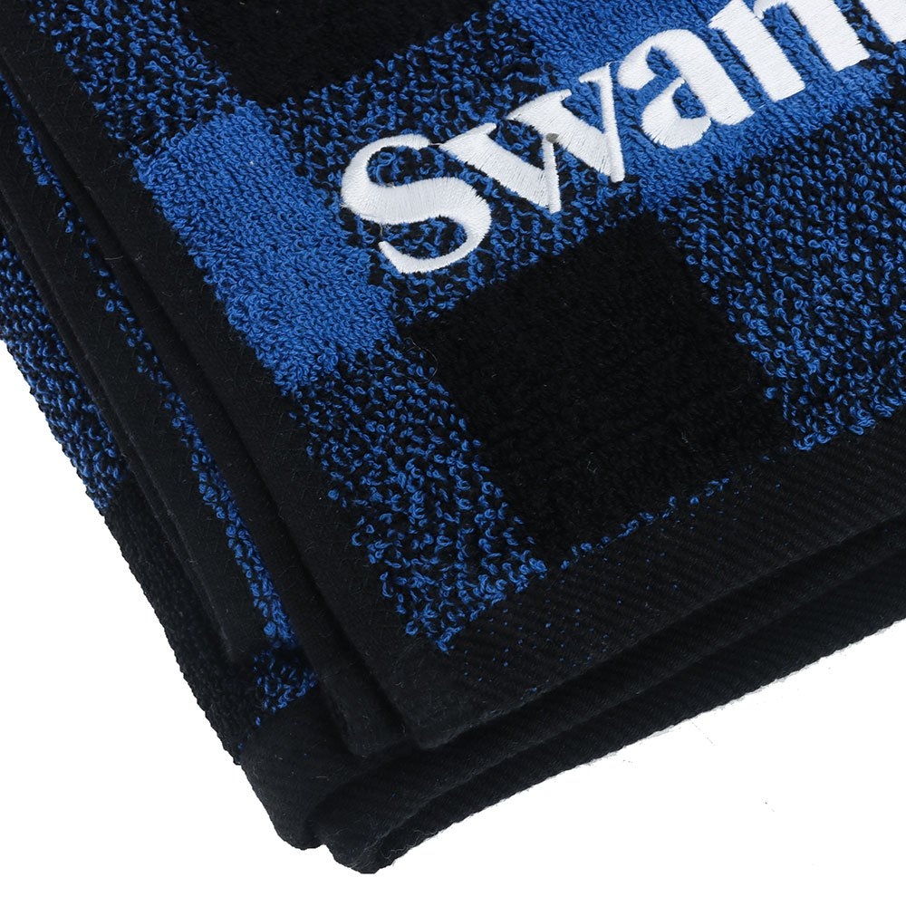 Swanndri Beach Towel Blue/Black Check